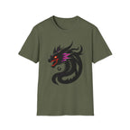 Dragon Head T‑Shirt – Fierce Black Dragon Graphic Tee