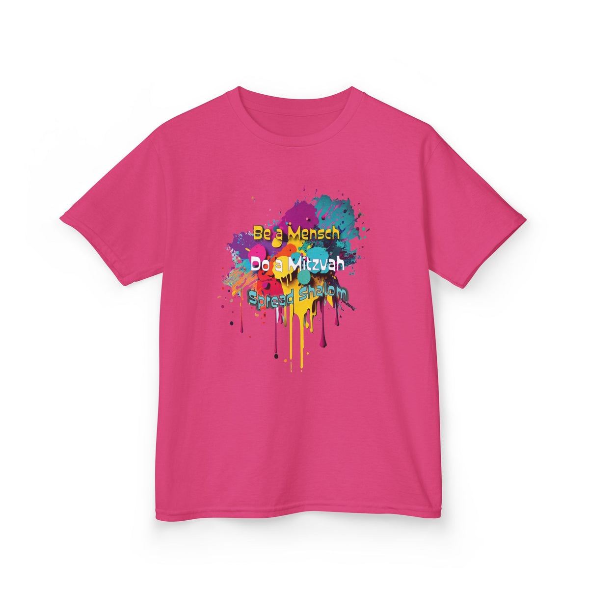 Kids Tee — Colorful Paint Splash Skull "Do It Different" Graphic