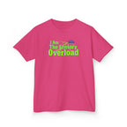 Kids T-Shirt — "I Am The Sensory Overload" Neon Graphic