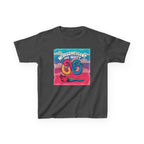 Kids Tee — "Neurodivergent and Happy" Colorful Art Brush Design