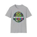 Neurodivergent Iguana T-Shirt — Colorful Pride Graphic Tee