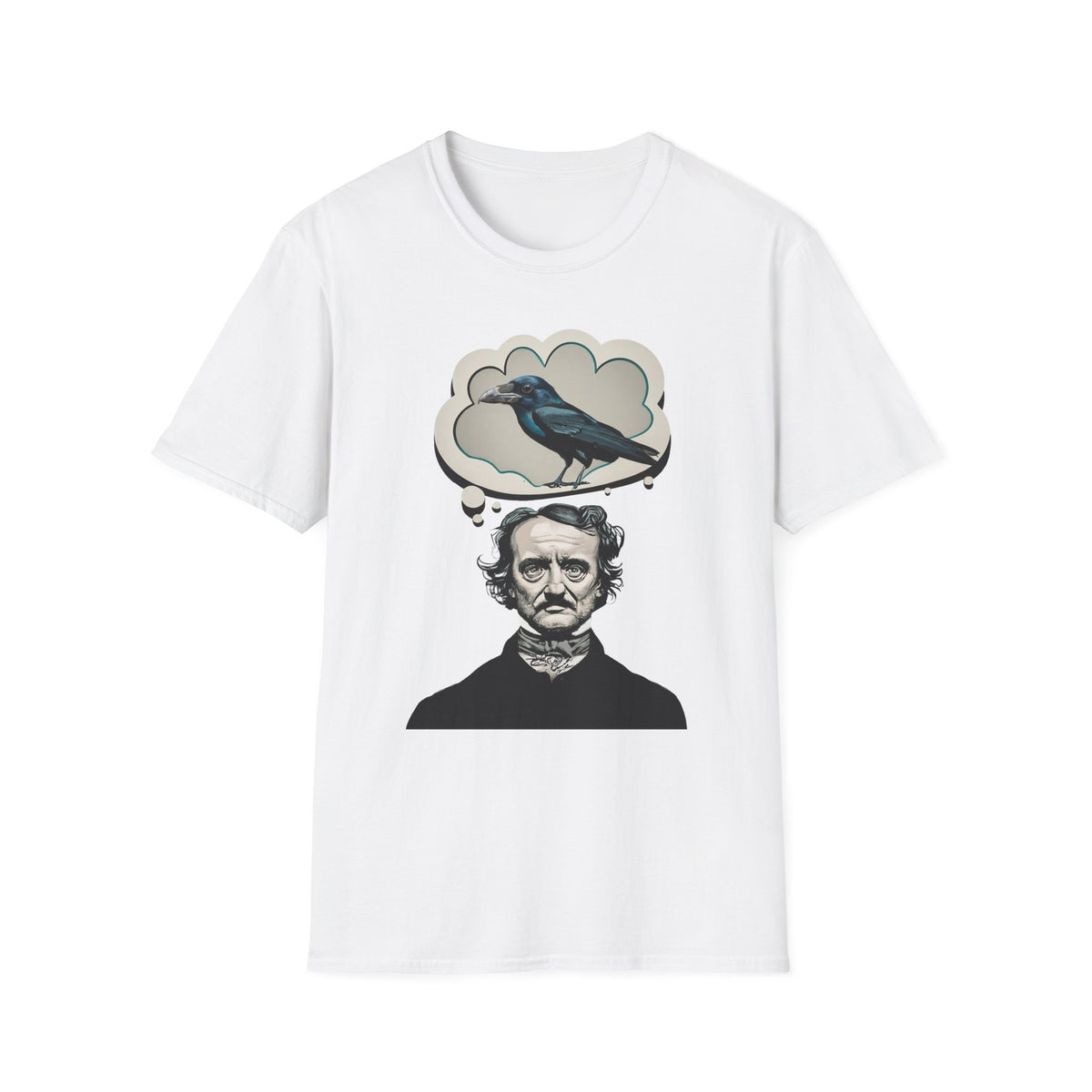 Edgar Allan Poe Raven T‑Shirt — Gothic Literary Quote Tee