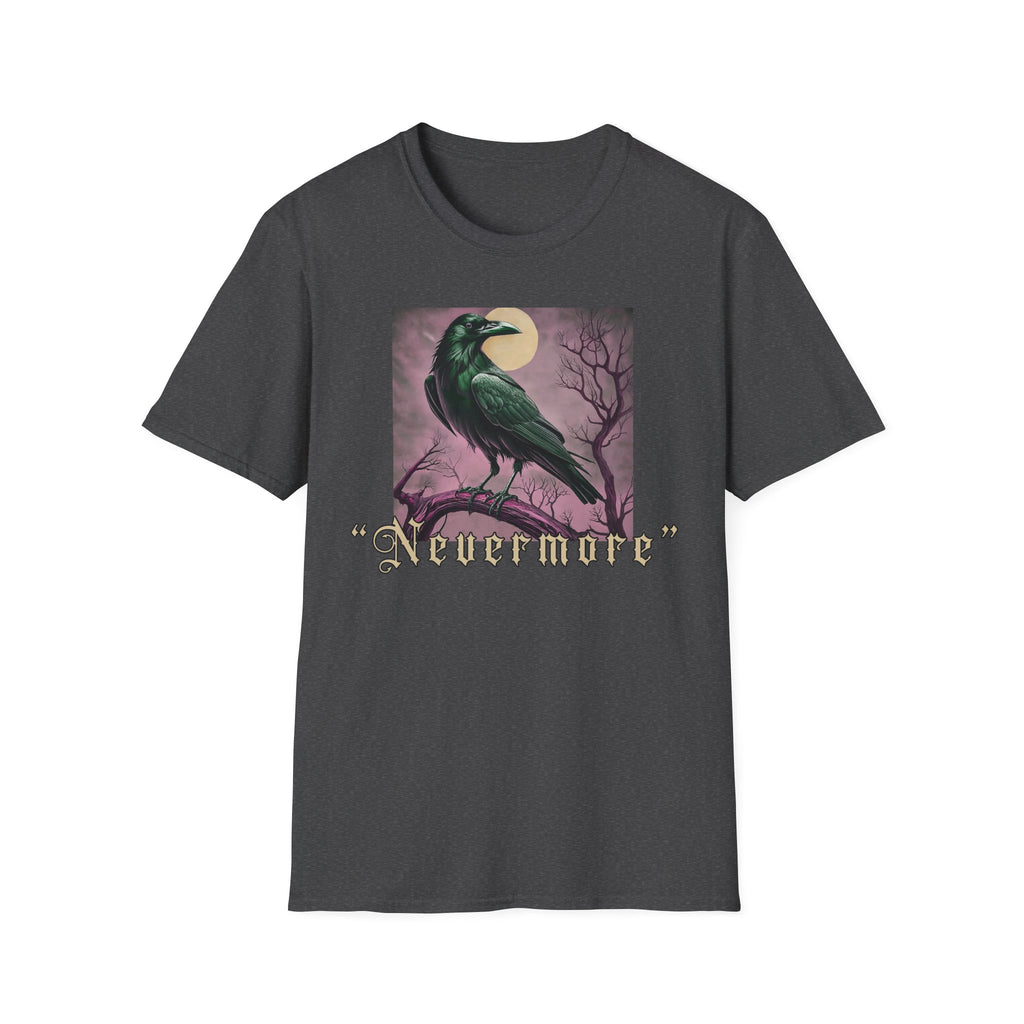 Raven Moon T‑Shirt — Gothic Crow Art Tee