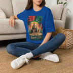 Sand Life T-Shirt — Retro Palm Tree Sandcastle Beach Tee