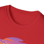 Clarity Please T-Shirt — Retro Sunset Lightbulb "Say What You Actually Mean" Graphic Tee
