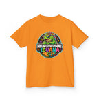 Kids T‑Shirt — "Neurodivergent Iguana" Colorful Pride Tee