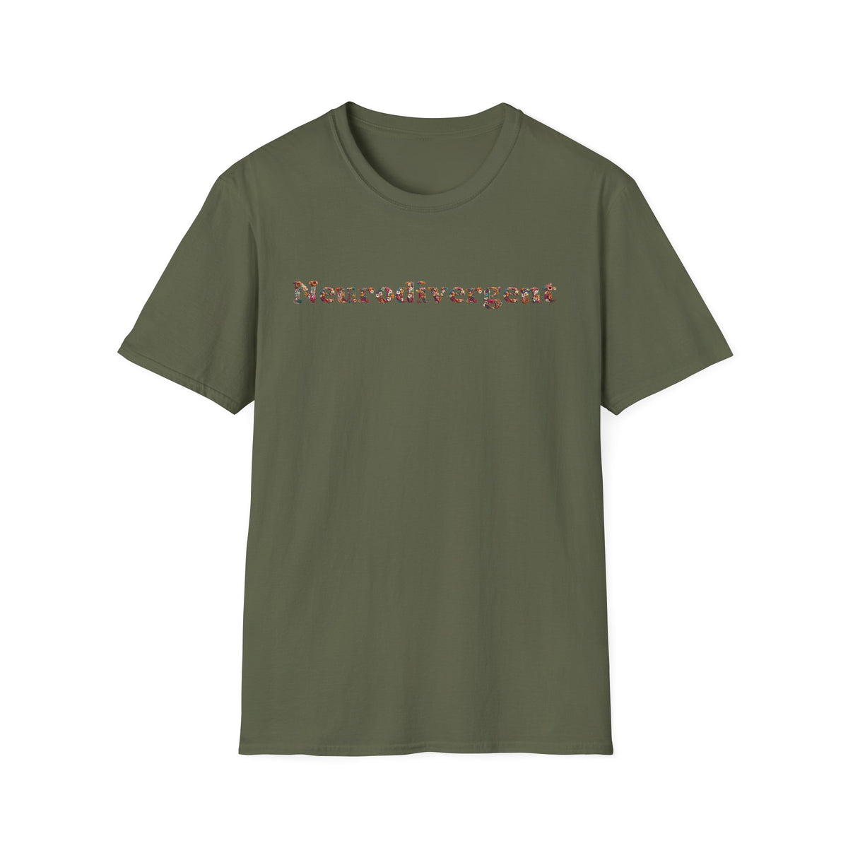 Neurodivergent Tee — Minimal Empowerment Statement T-Shirt