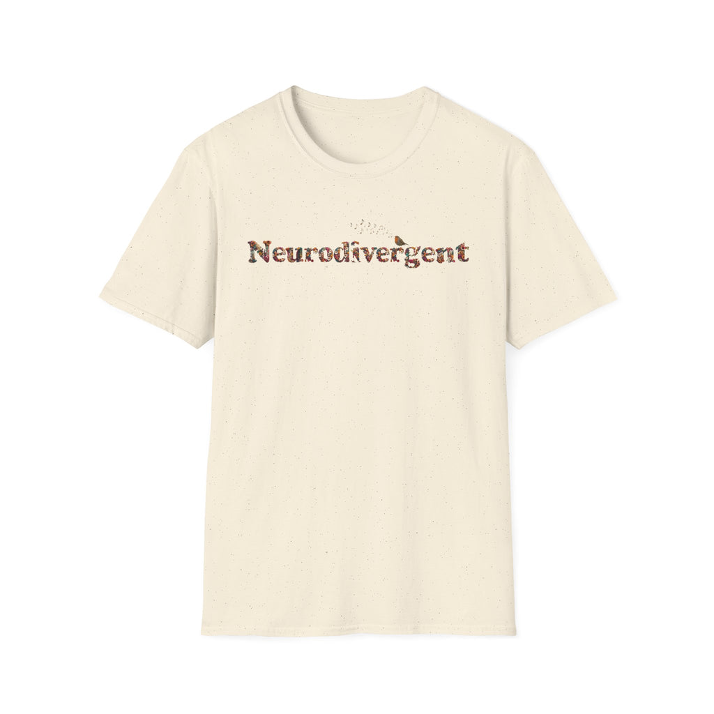 Neurodivergent Statement T-Shirt — Minimalist Pride Tee for Neurodiversity Awareness