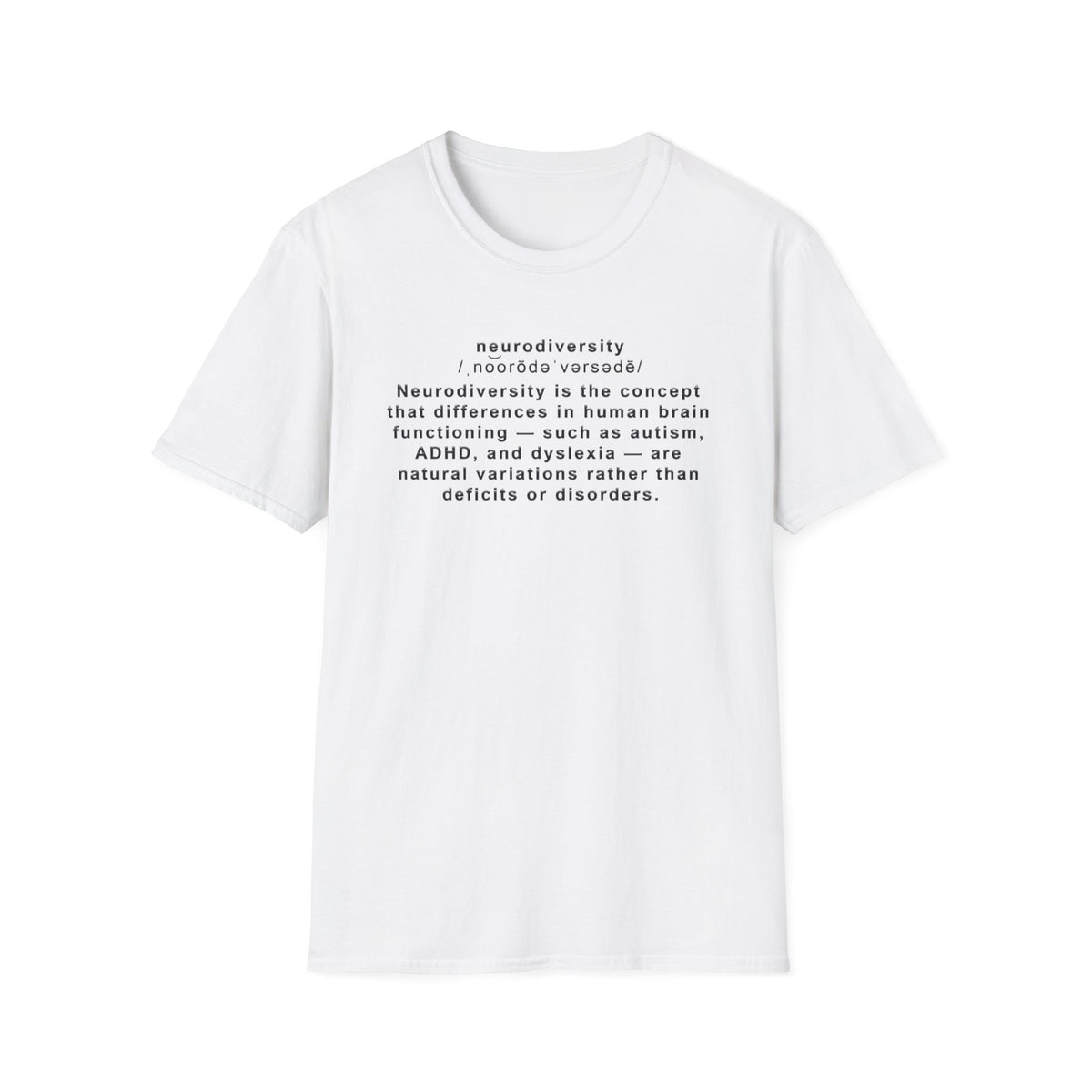 Neurodiversity Definition T-Shirt – Awareness Tee