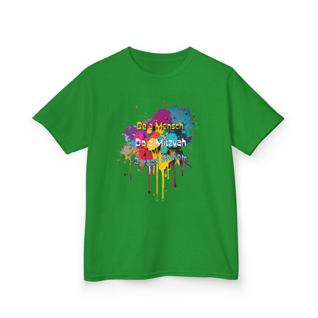 Kids Tee — Colorful Paint Splash Skull "Do It Different" Graphic