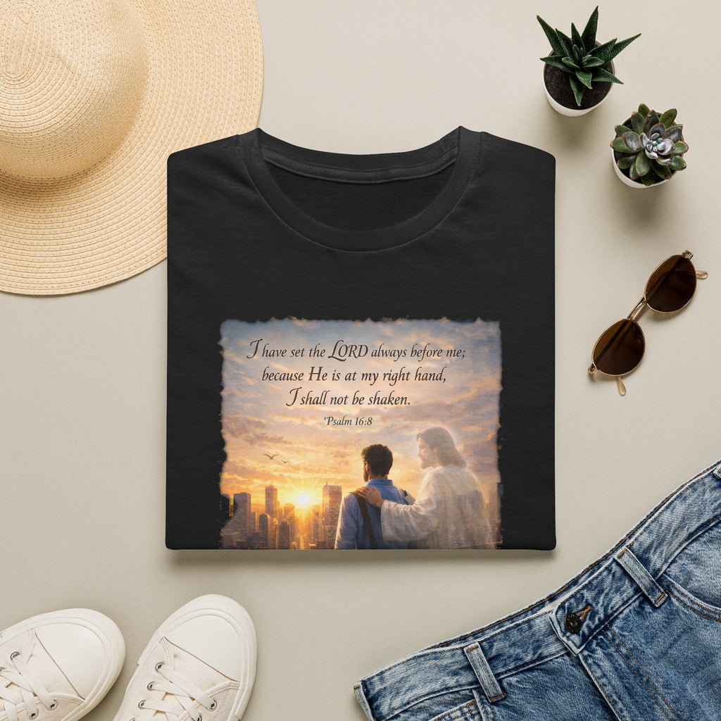 Psalm 46:8 T‑Shirt — 'I Have Set the LORD' Inspirational Faith Tee