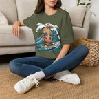 Capybara Surfing T-Shirt — Tropical Hawaiian Capybara Graphic Tee