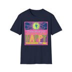 Neurodivergent and Happy T-Shirt — Bright Retro Pride Tee for Neurodiversity Awareness