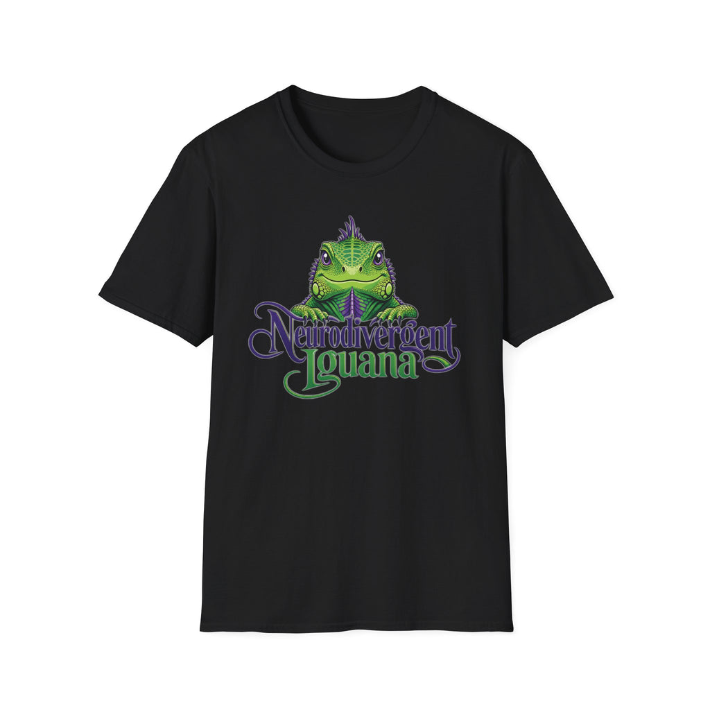 Neurodivergent Iguana T-Shirt — Cute Green Lizard Pride Tee