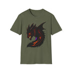 Dragon Head T‑Shirt — Fierce Black Dragon Graphic Tee