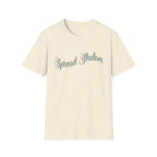 Spread Shalom T-Shirt — Peace & Kindness Script Tee