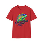 Neurodivergent Iguana T-Shirt – Colorful Pride Lizard Tee for Neurodiversity Awareness