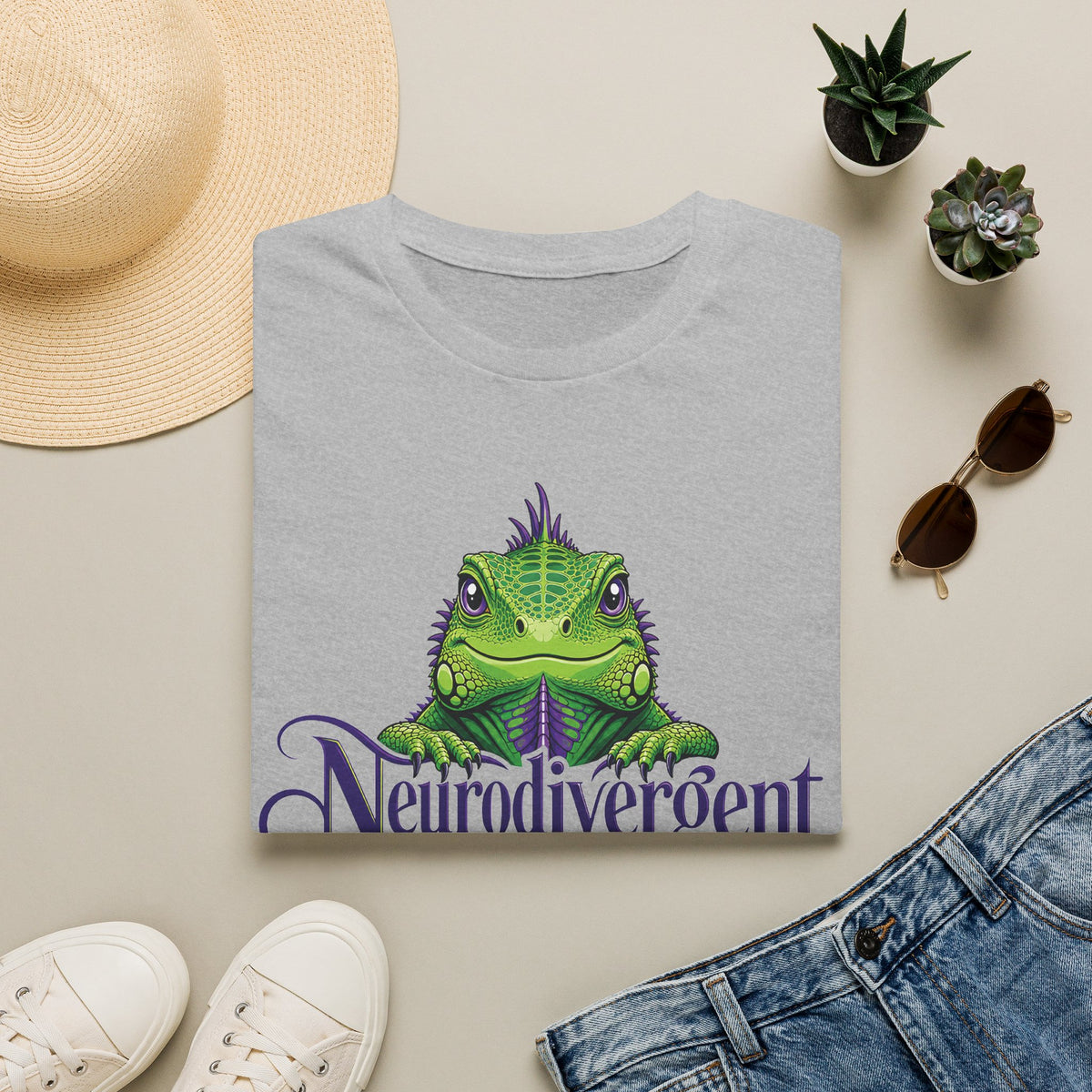 Neurodivergent Iguana T-Shirt