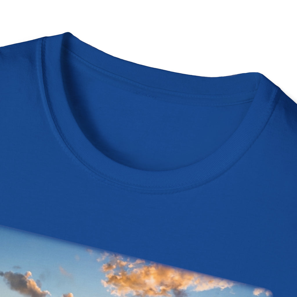 Sunset Beach Inspirational T-Shirt — 'Gratitude' Quote Tee