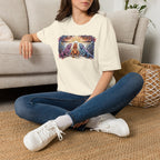 Tres iguanas T-Shirt — Sunrise Tribal Animal Harmony Tee