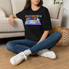 Executive Dysfunction T-Shirt — Colorful Desk Illustration