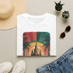 Sand Life T-Shirt — Retro Palm Tree Sandcastle Beach Tee