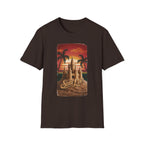 Sand Life T-Shirt — Retro Sunset Palm Beach Sandcastle Tee