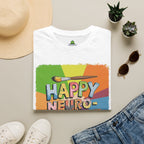 Happy Neurodivergent T-Shirt — Colorful Pride Art Tee