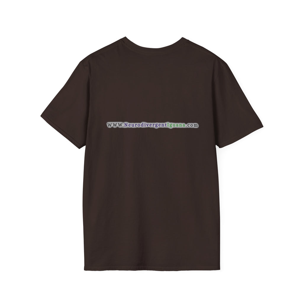 Neurodivergent Iguana T-Shirt — Cute Green Lizard Pride Tee