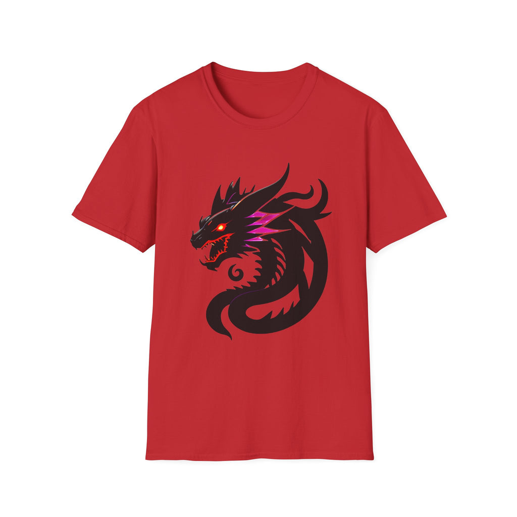 Dragon Head T‑Shirt – Fierce Black Dragon Graphic Tee