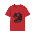 Dragon Head T‑Shirt – Fierce Black Dragon Graphic Tee