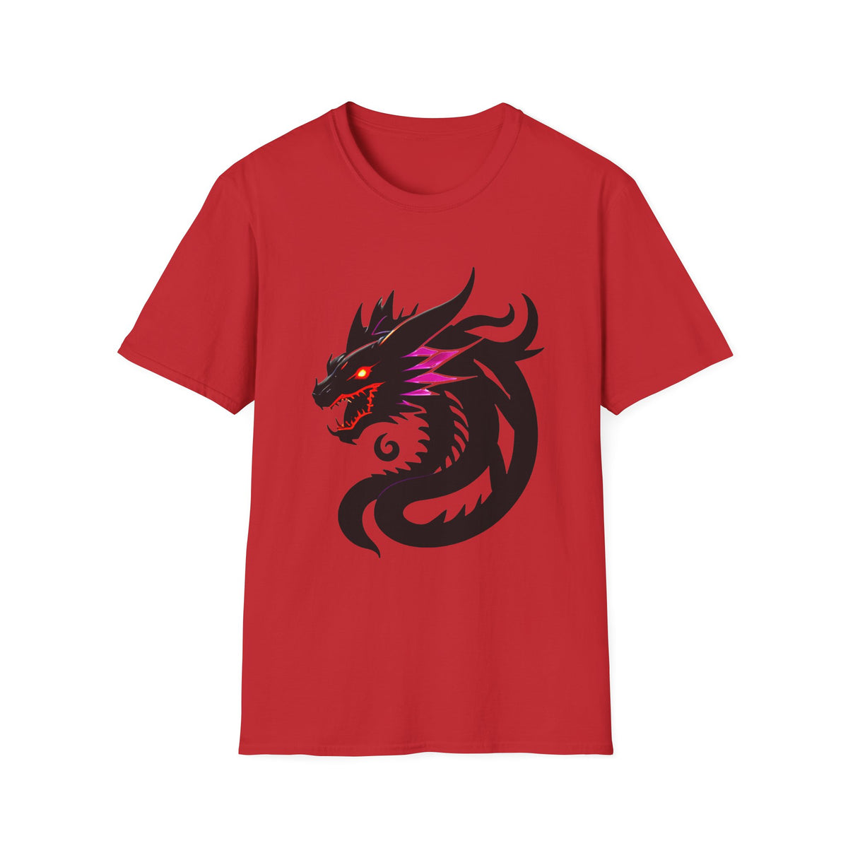 Dragon Head T‑Shirt – Fierce Black Dragon Graphic Tee