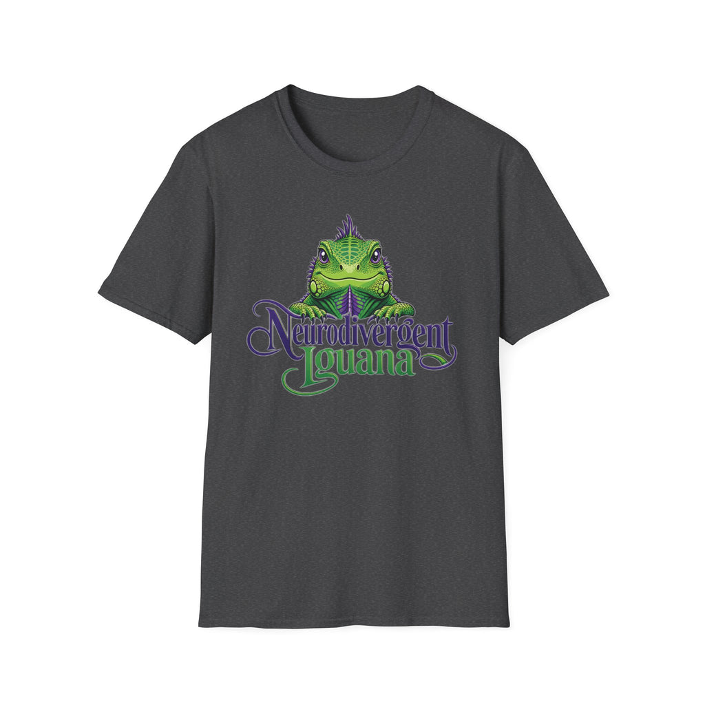 Neurodivergent Iguana T-Shirt — Cute Green Lizard Pride Tee