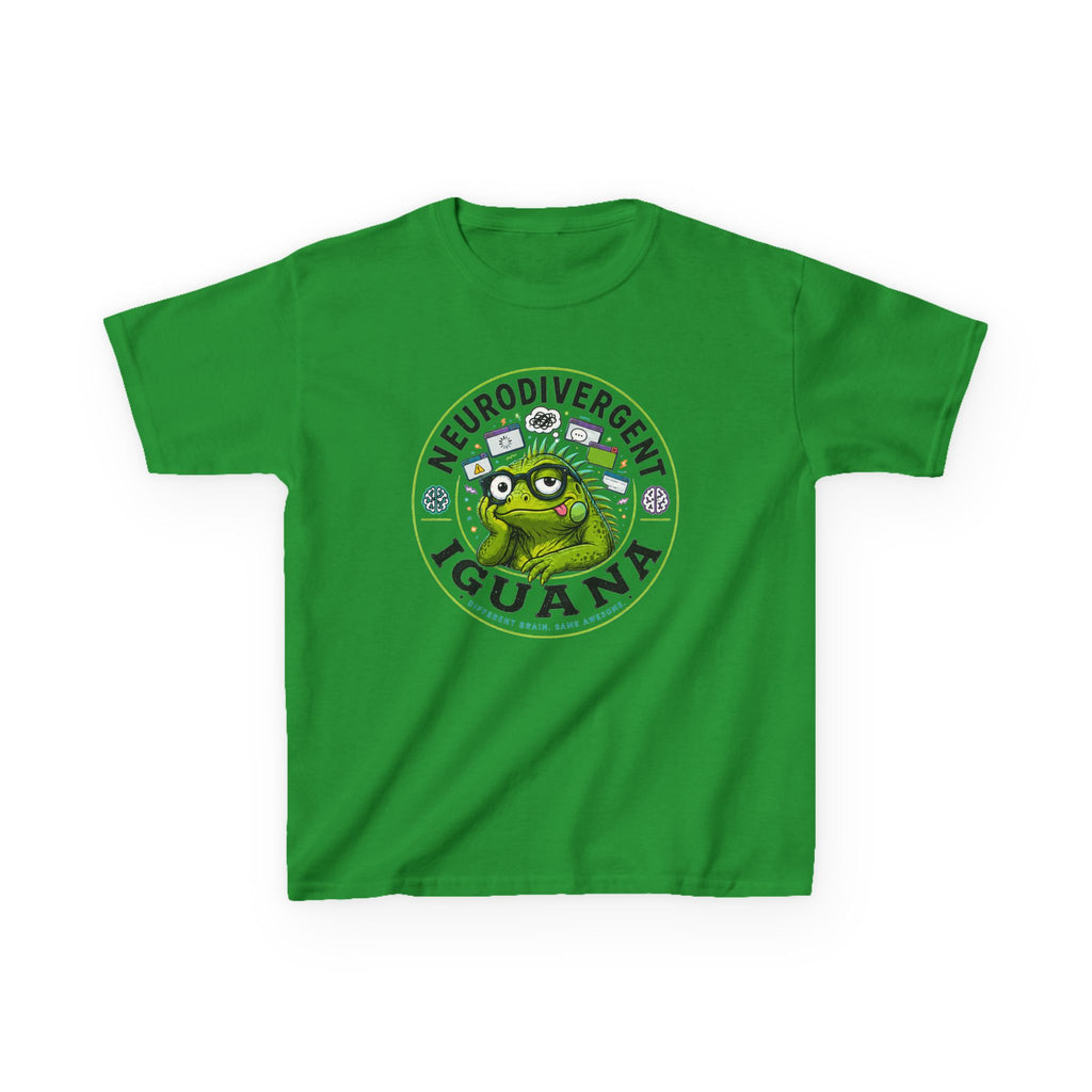 Neurodivergent Iguana Kids Tee
