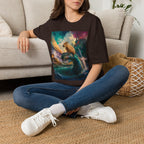 Capybara & Serpent Fantasy T-Shirt — Whimsical Nature Art Tee