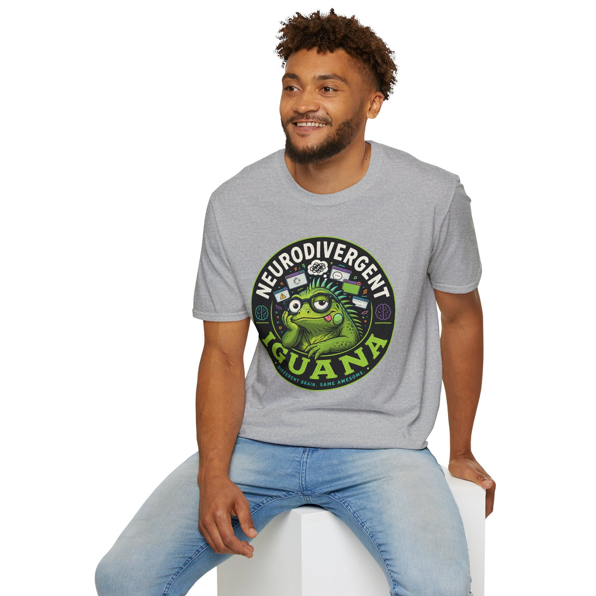 Neurodivergent Iguana T-Shirt