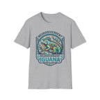 Neurodivergent Iguana T-Shirt — Colorful Pride Design