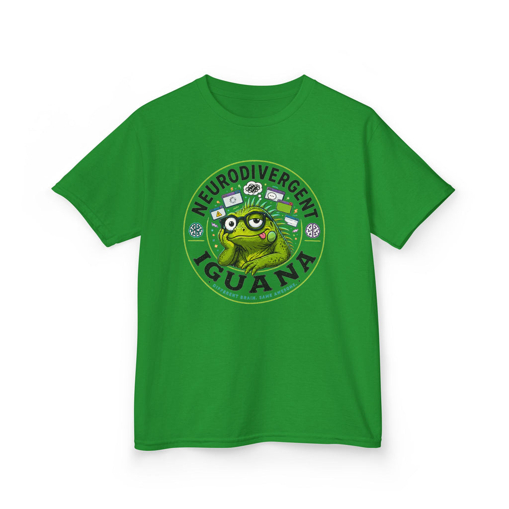 Neurodivergent Iguana Kids Tee