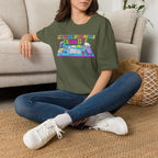 Executive Dysfunction T-Shirt — Colorful Desk Illustration