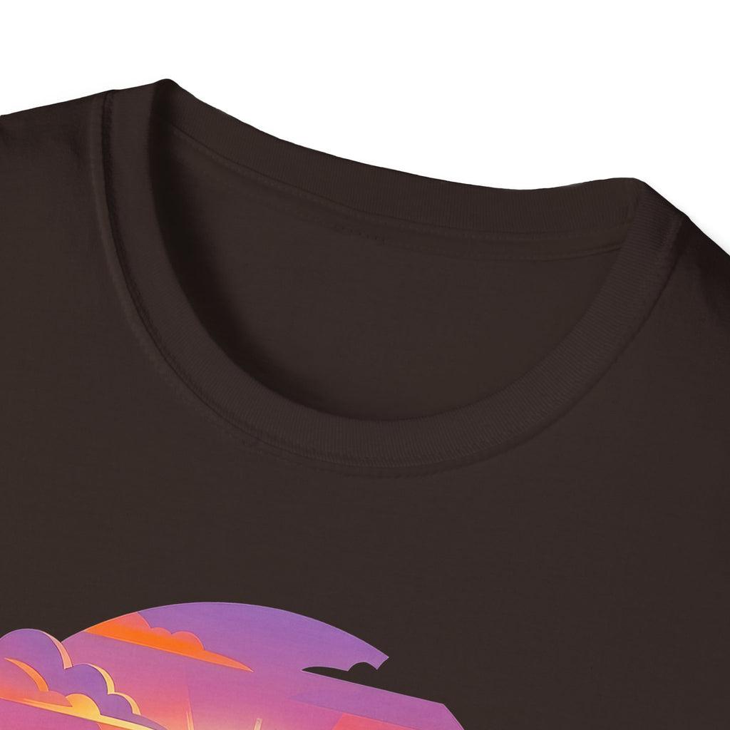 Clarity Please T-Shirt — "Clarity, please. Say what you really mean." Sunset Lightbulb Graphic