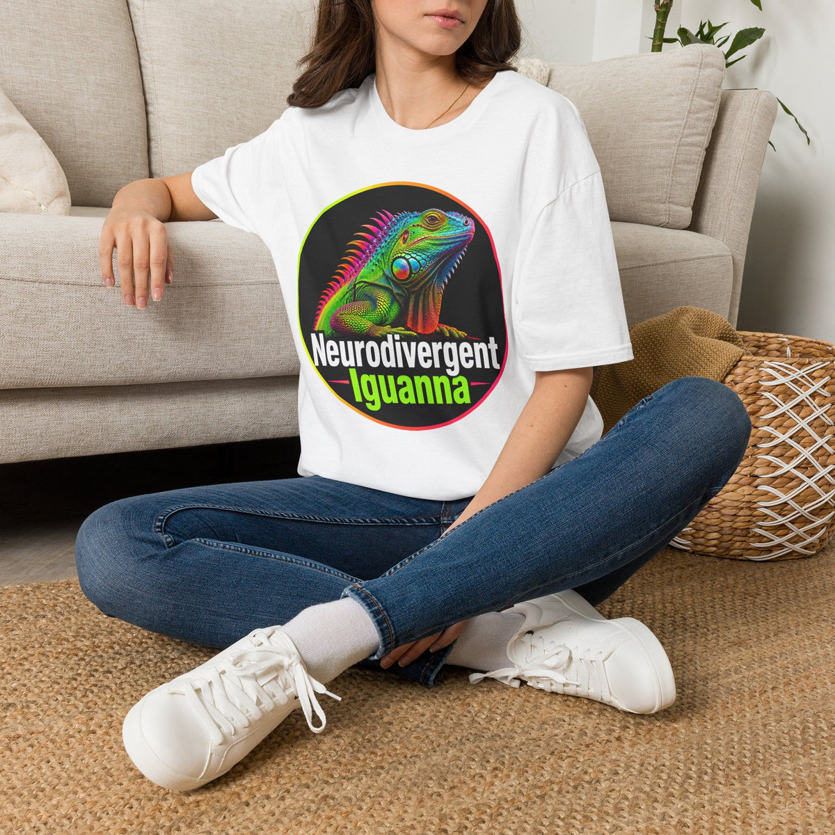 Neurodivergent Iguana T-Shirt