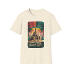 Sand Life T-Shirt — Retro Palm Tree Sandcastle Beach Tee
