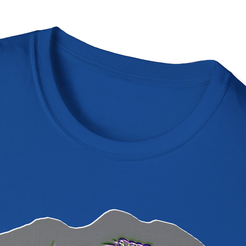 Neurodivergent Iguana Graphic T‑Shirt — Pride-Lit Earthtone Design