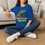 Neurodivergent Iguana T-Shirt — Colorful Pride Lizard Tee