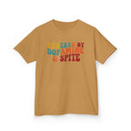 Kids T‑Shirt – "Powered by Dopamine & Spite" Retro Graphic Tee