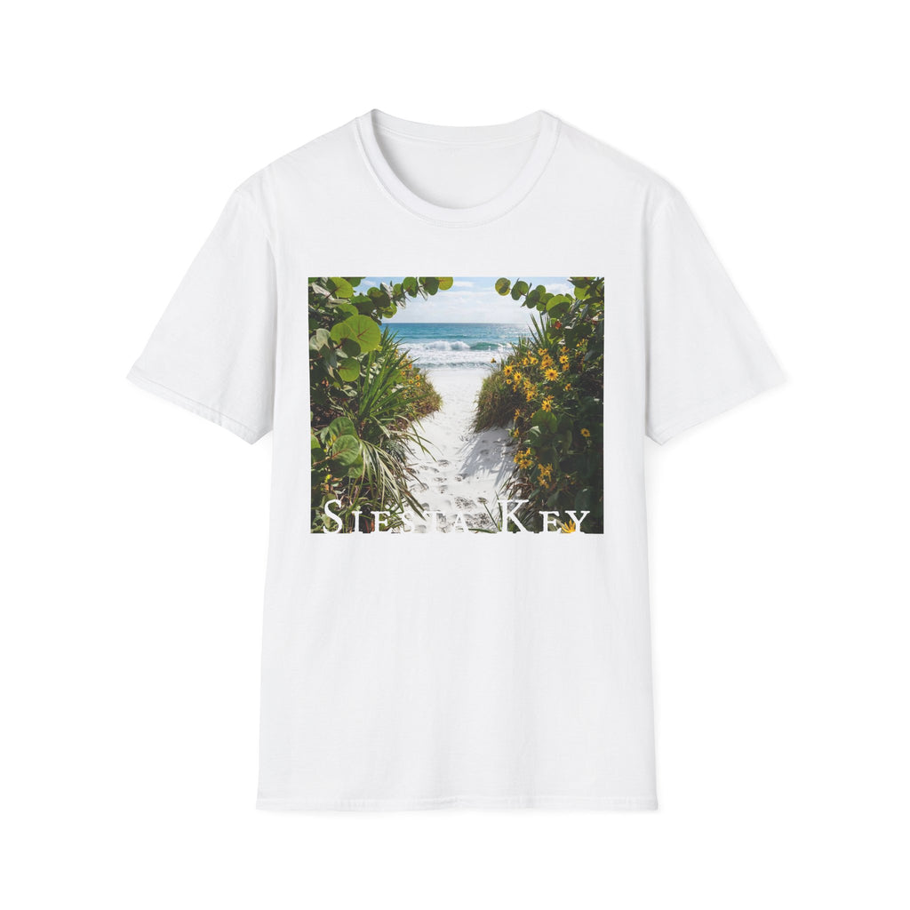 Sea Key Beach T-Shirt — Coastal Pathway Graphic Tee