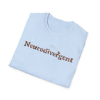 Neurodivergent Statement T-Shirt — Minimalist Pride Tee for Neurodiversity Awareness