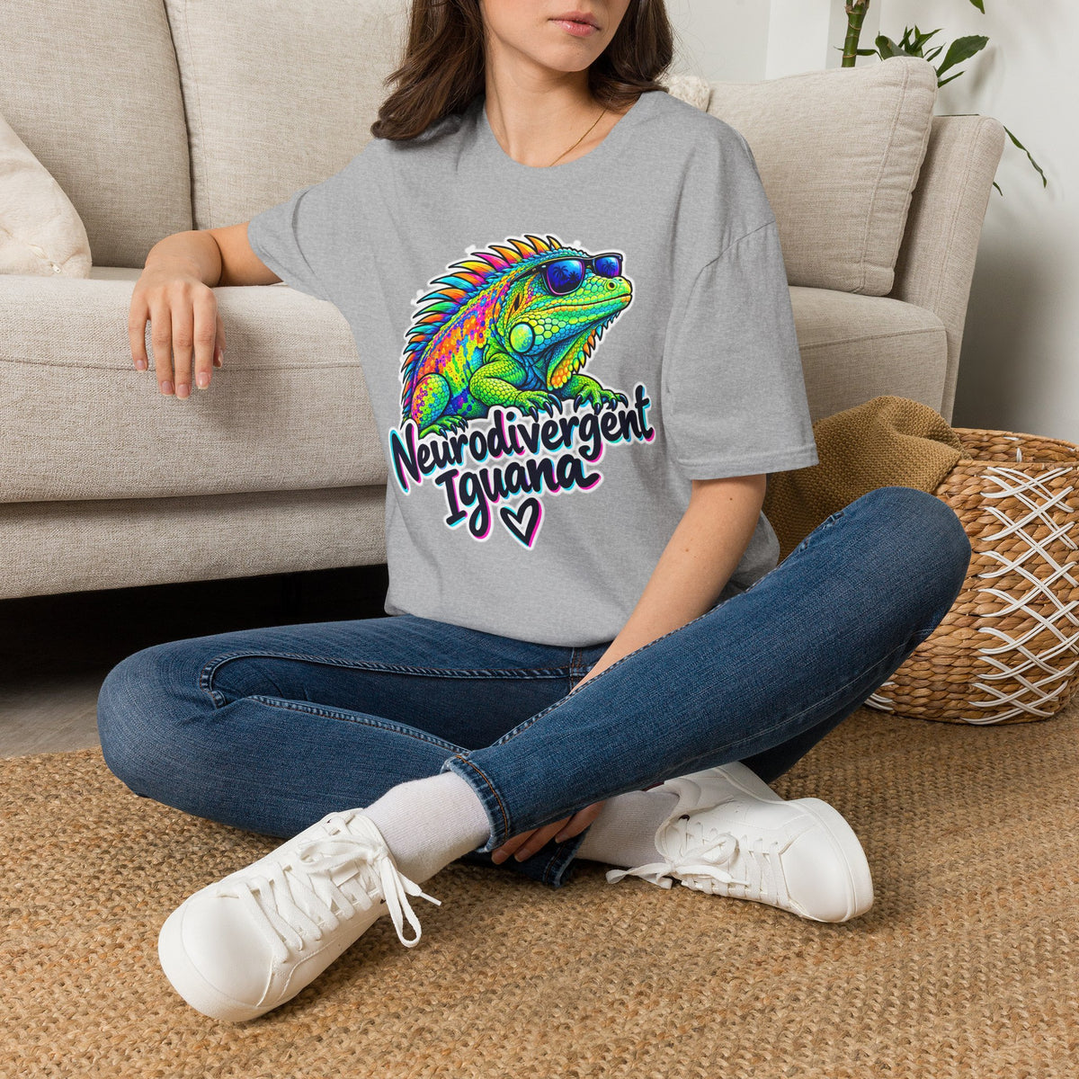 Neurodivergent Iguana T-Shirt