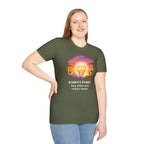 Clarity Please T-Shirt — "Clarity, please. Say what you really mean." Sunset Lightbulb Graphic
