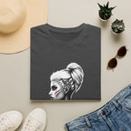 Women’s Portrait Tee — Artistic Side Profile Face Graphic T-Shirt